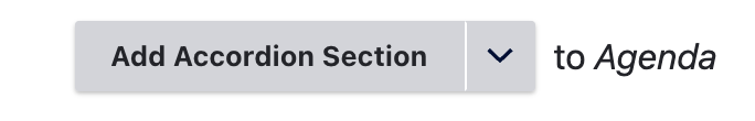 Add Accordion Section control.