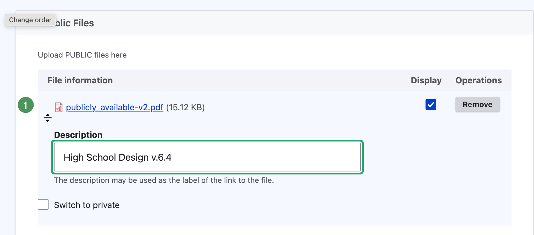 Replacement attachment with a new filename and confirmed description.